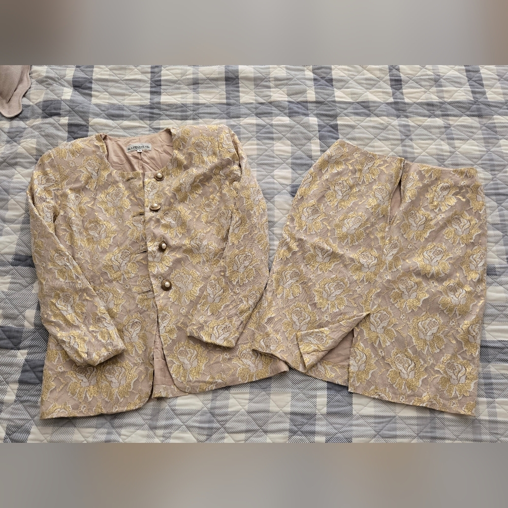 Vintage Blazer and Skirt Set